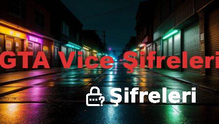 GTA Vice Şifreleri