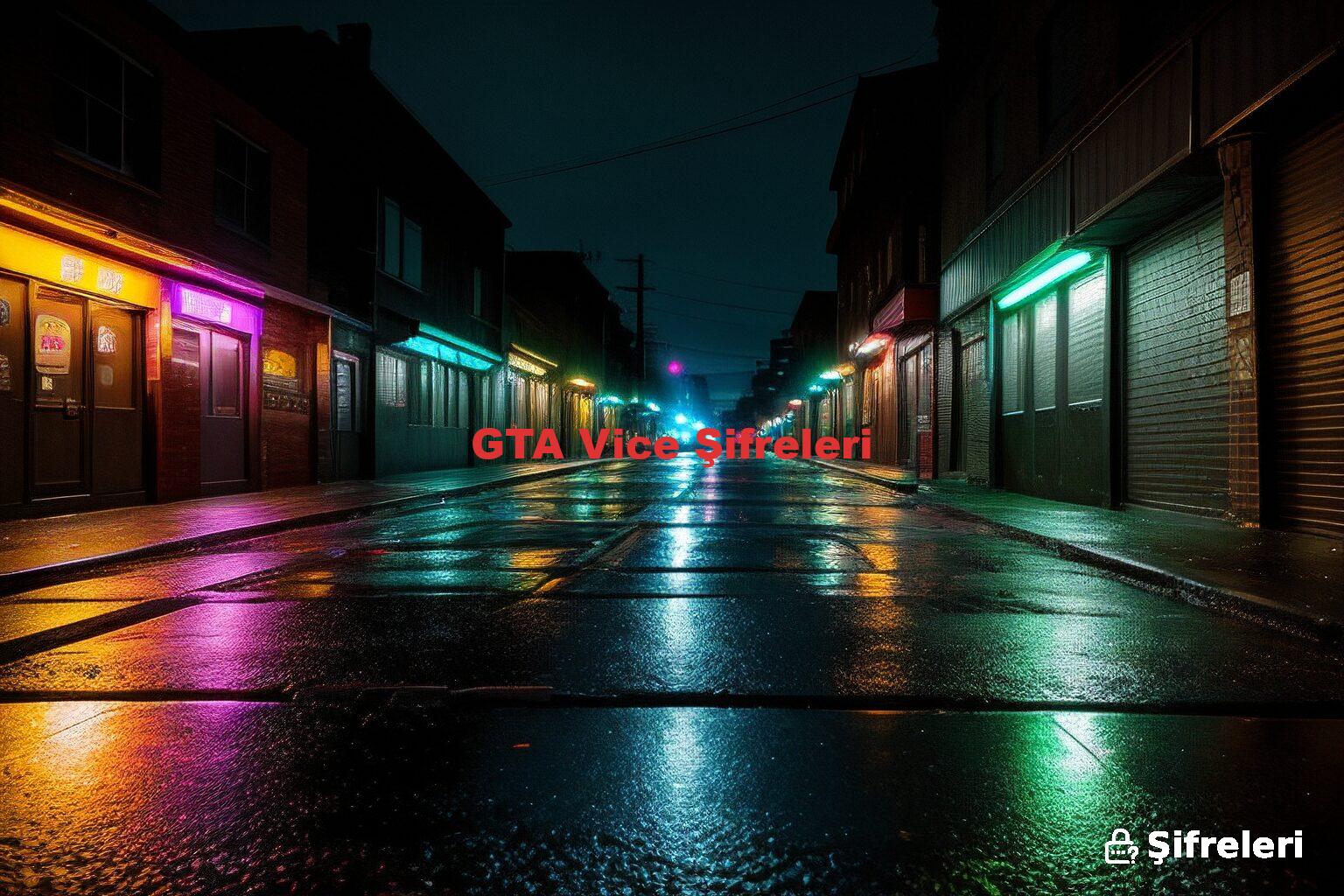 GTA Vice Şifreleri