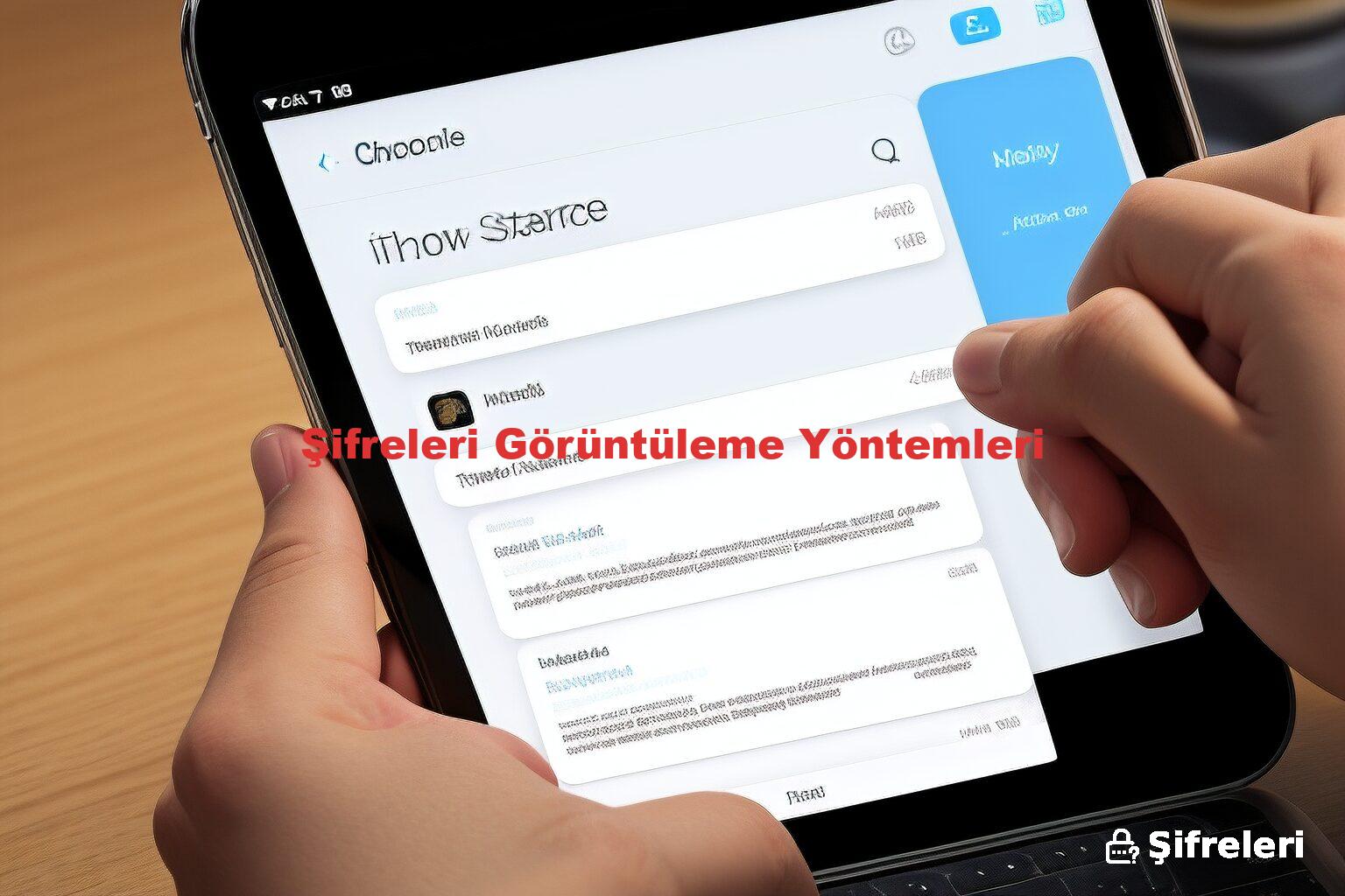 Şifreleri Görüntüleme Yöntemleri