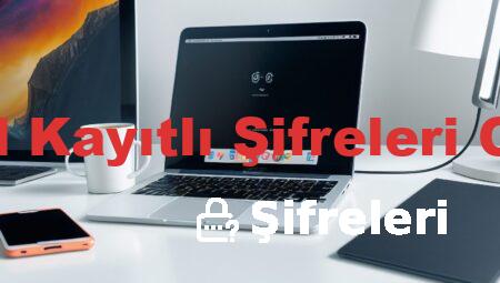 iCloud Kayıtlı Şifreleri Görme