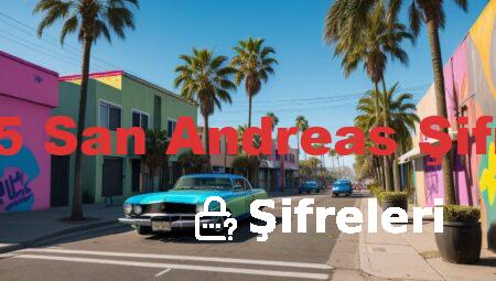 GTA 5 San Andreas Şifreleri