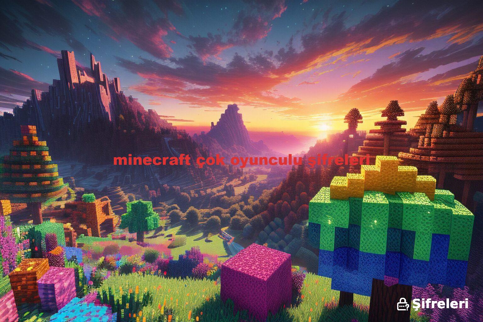 minecraft çok oyunculu şifreleri