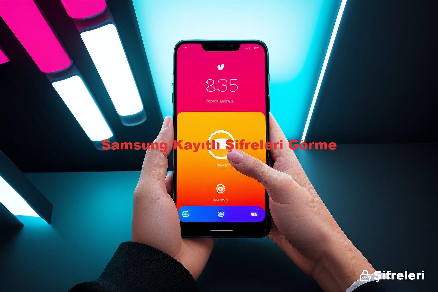 Samsung Kayıtlı Şifreleri Görme