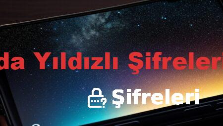Telefonda Yıldızlı Şifreleri Görme