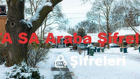 GTA SA Araba Şifreleri