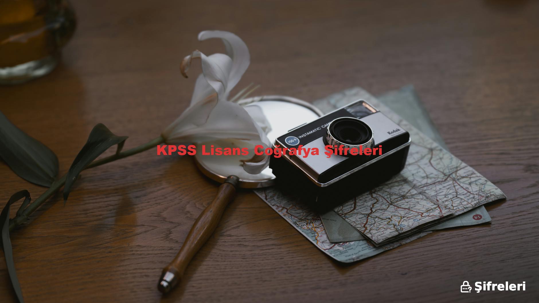 KPSS Lisans Coğrafya Şifreleri