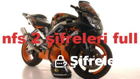 nfs 2 şifreleri full