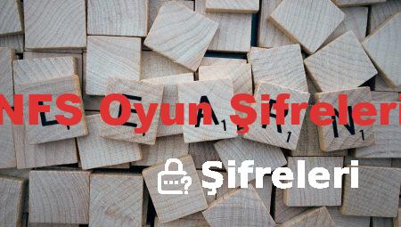 NFS Oyun Şifreleri