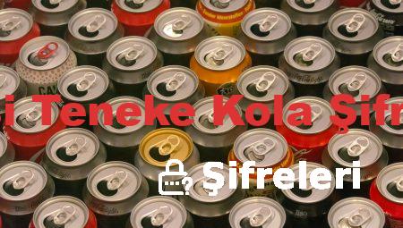 Pepsi Teneke Kola Şifreleri