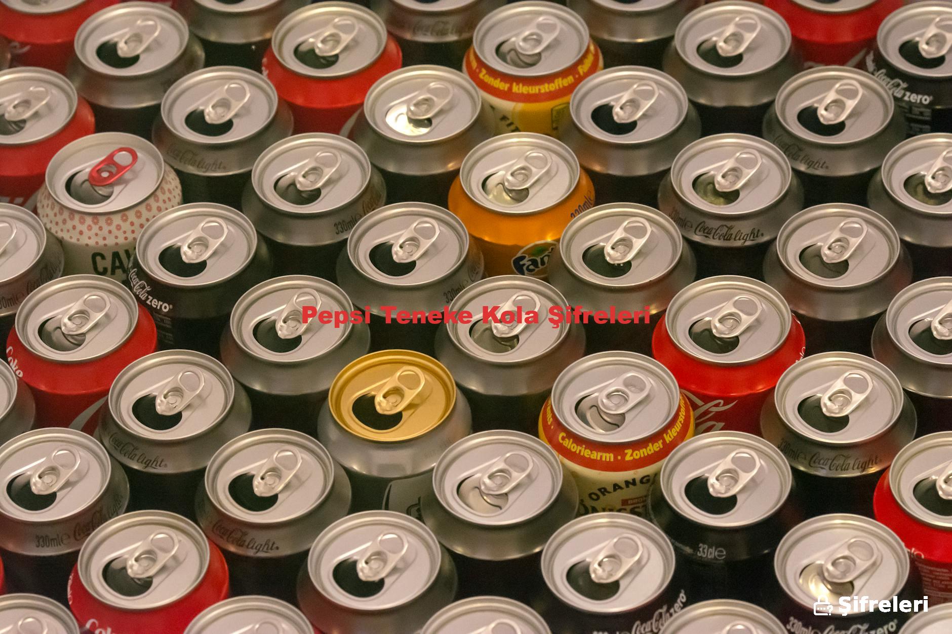 Pepsi Teneke Kola Şifreleri