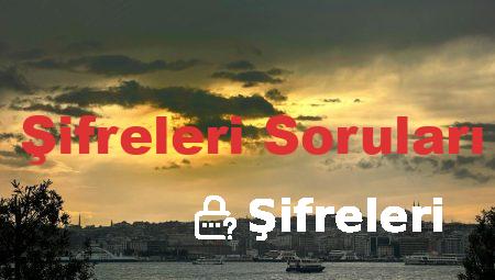 Şehirlerin Şifreleri Soruları Cevapları