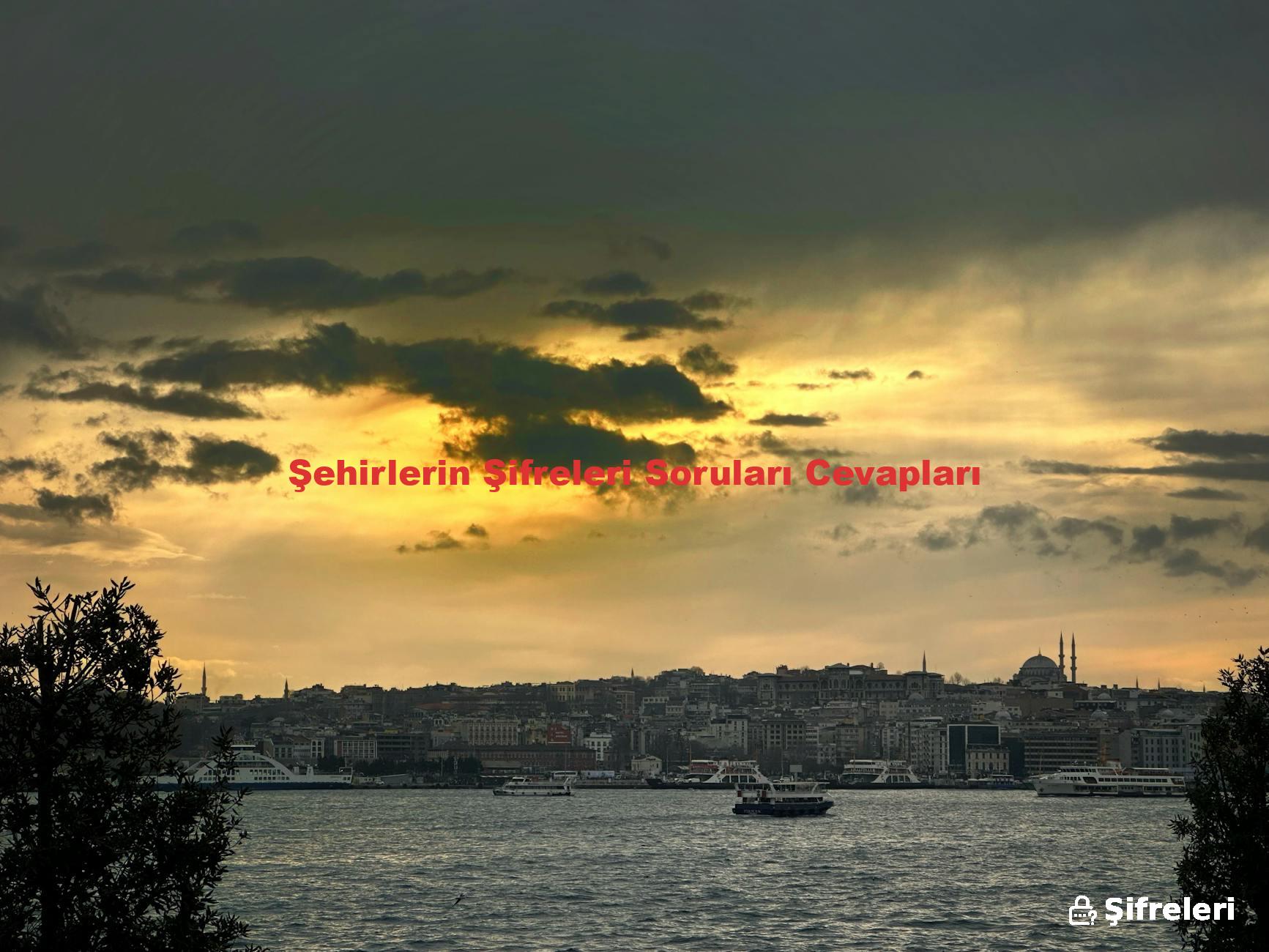 Şehirlerin Şifreleri Soruları Cevapları