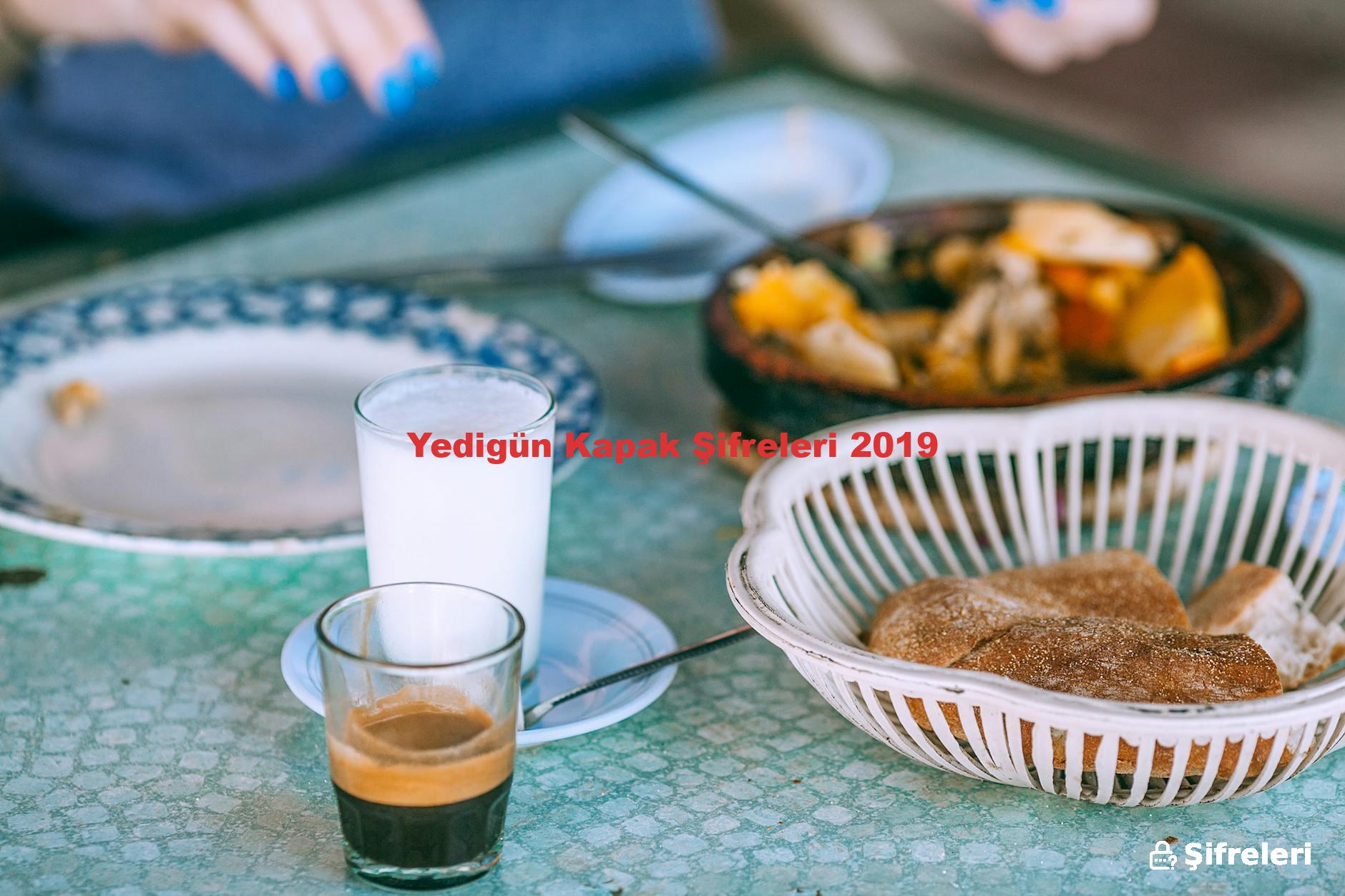 Yedigün Kapak Şifreleri 2019