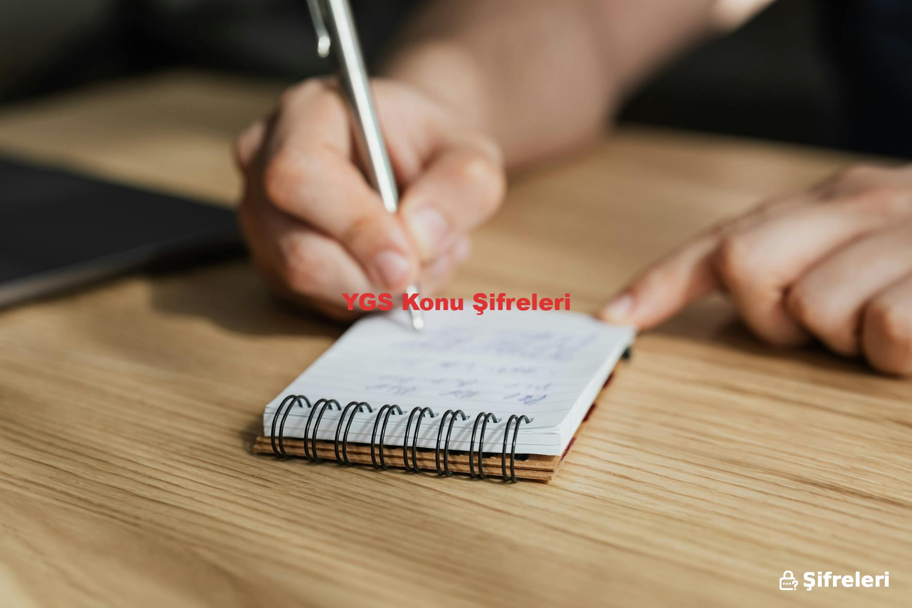 YGS Konu Şifreleri