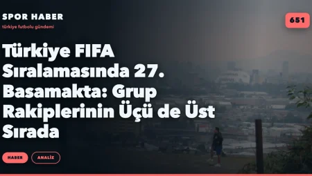 Türkiye FIFA Sıralamasında 27. Basamakta: Grup Rakiplerinin Üçü de Üst Sırada