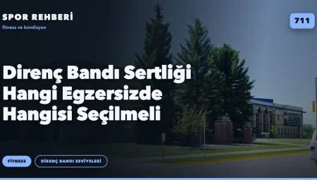 Direnç Bandı Sertliği Hangi Egzersizde Hangisi Seçilmeli